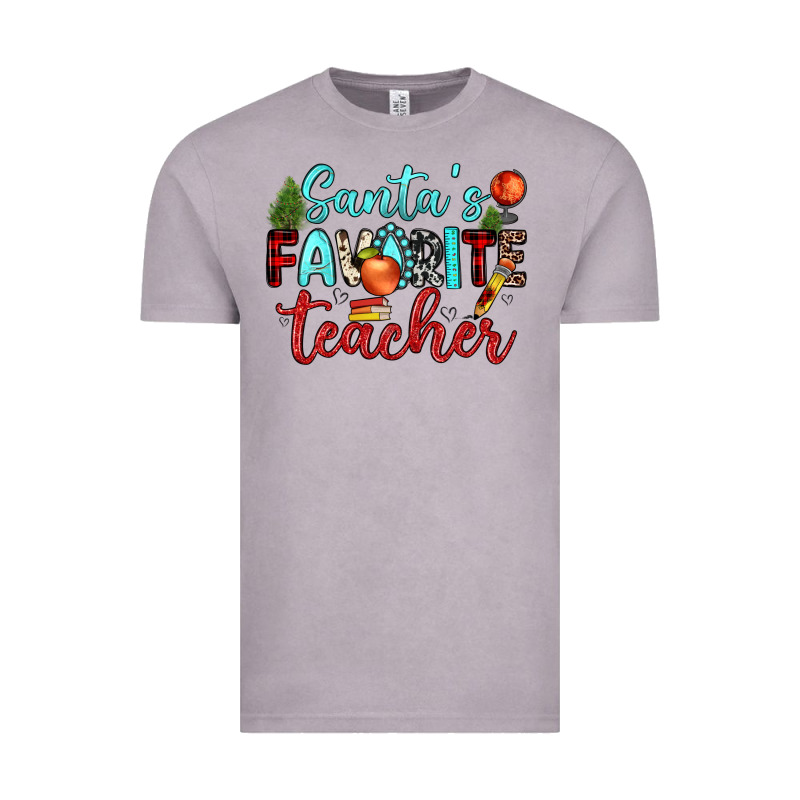 Santa S Favorite Teacher Vintage Tee by JahusDesignShop | Teevron