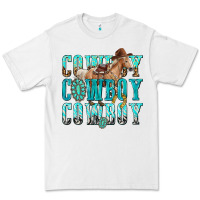 White cowboy cowboy cowboy Premium Tee - texasbilliewilder