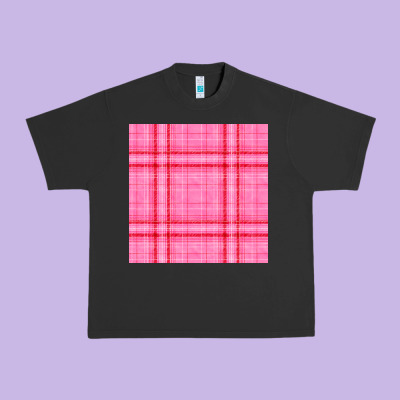 Valentines Day Plaid Seamless Pattern Urban Heavy Tee Designed By Bundleandbundleshop