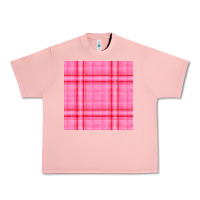 Salmon valentines day plaid seamless pattern Urban Heavy Tee - BundleAndBundleShop