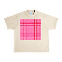 Sandshell valentines day plaid seamless pattern Urban Heavy Tee - BundleAndBundleShop