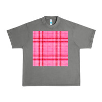 Tornado valentines day plaid seamless pattern Urban Heavy Tee - BundleAndBundleShop