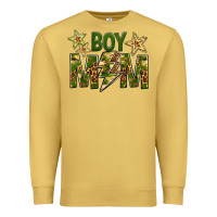 Antique Gold Boy Mom Premium Sweatshirt - BundleAndBundleShop