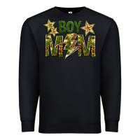 Black Boy Mom Premium Sweatshirt - BundleAndBundleShop