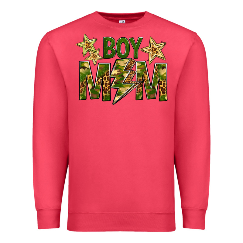 Boy Mom Premium Sweatshirt by BundleAndBundleShop | Teevron