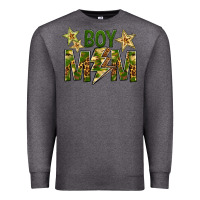 Charcoal Heather Boy Mom Premium Sweatshirt - BundleAndBundleShop