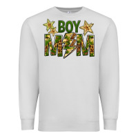 Dove Grey Boy Mom Premium Sweatshirt - BundleAndBundleShop