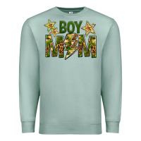 Seafoam Boy Mom Premium Sweatshirt - BundleAndBundleShop