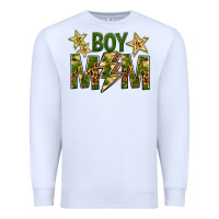 White Boy Mom Premium Sweatshirt - BundleAndBundleShop