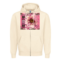Sandshell breast cancer survivor Zipper Hoodie - MaliasSmallBusiness