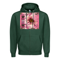 Sports Green breast cancer survivor Zipper Hoodie - MaliasSmallBusiness