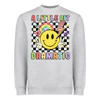Heather Grey a little bit dramatic Heavyweight Sweatshirt - JahusDesignShop