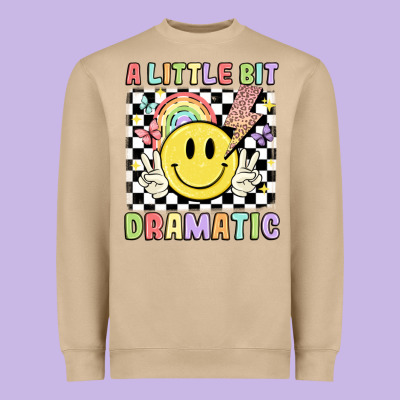 A Little Bit Dramatic Heavyweight Sweatshirt Designed By Jahusdesignshop