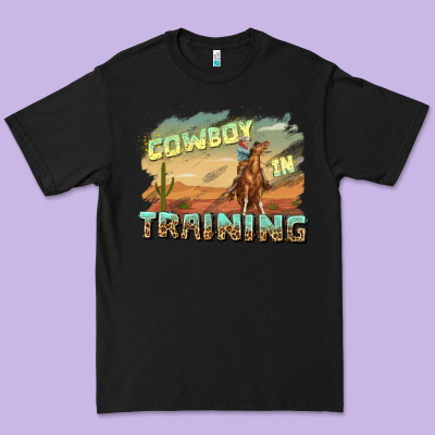 Premium Tee cowboy in training