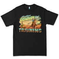 Black cowboy in training Premium Tee - texasbilliewilder