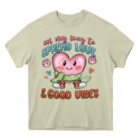 Mossy on my way to spread love Heavy Core Tee - MaliasSmallBusiness