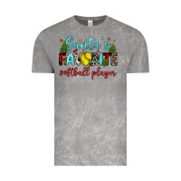 Cloud Rock santa s favorite softball player Vintage Tee - JahusDesignShop