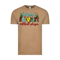 Vintage Coffee santa s favorite softball player Vintage Tee - JahusDesignShop