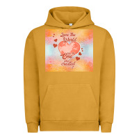 Pigment Peanut Butter love the world like the one Urban Hoodie - TumblerDesignByShophia