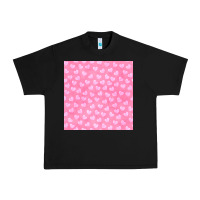 Black valentines day heart seamless pattern Urban Heavy Tee - BundleAndBundleShop