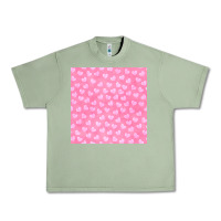 Oil Green valentines day heart seamless pattern Urban Heavy Tee - BundleAndBundleShop