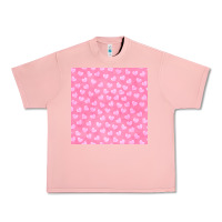 Salmon valentines day heart seamless pattern Urban Heavy Tee - BundleAndBundleShop