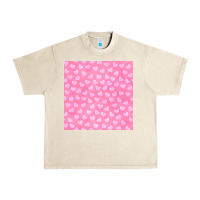 Sandshell valentines day heart seamless pattern Urban Heavy Tee - BundleAndBundleShop