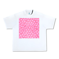 White valentines day heart seamless pattern Urban Heavy Tee - BundleAndBundleShop