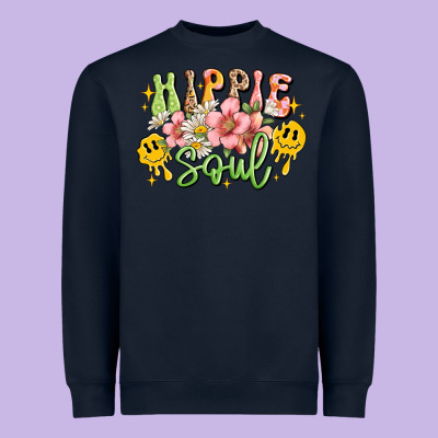 Hippie Soul Heavyweight Sweatshirt Designed By Jahusdesignshop