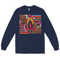 Our Lady Of Guadalupe Serape Background Tumbler Long Sleeve Tee | Teevron