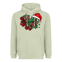 Matcha santa paws christmas heart Heavyweight Hoodie - MaliasSmallBusiness