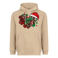 Mushroom santa paws christmas heart Heavyweight Hoodie - MaliasSmallBusiness
