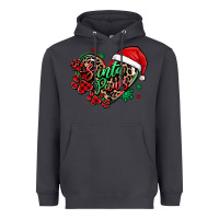 Smoke santa paws christmas heart Heavyweight Hoodie - MaliasSmallBusiness