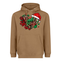 Toasted Coconut santa paws christmas heart Heavyweight Hoodie - MaliasSmallBusiness