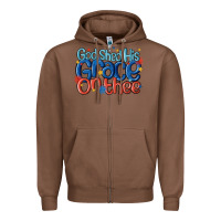 Chestnut god shed his grace on the thee Zipper Hoodie - MaliasSmallBusiness