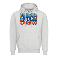 Dove Grey god shed his grace on the thee Zipper Hoodie - MaliasSmallBusiness