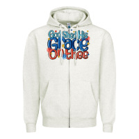 Oatmeal Heather god shed his grace on the thee Zipper Hoodie - MaliasSmallBusiness