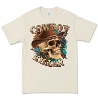 Bone cowboy killer with skull Premium Tee - texasbilliewilder