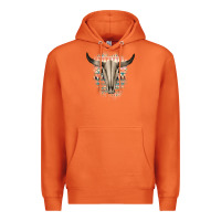 Carrot Western Aztec Bull Skull Premium Hoodie - Bettercallsaul