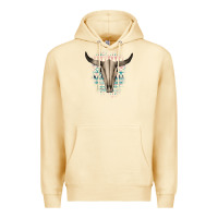 Pina Colada Western Aztec Bull Skull Premium Hoodie - Bettercallsaul