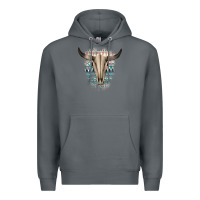 Rock Western Aztec Bull Skull Premium Hoodie - Bettercallsaul