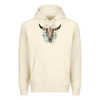Sandshell Western Aztec Bull Skull Premium Hoodie - Bettercallsaul