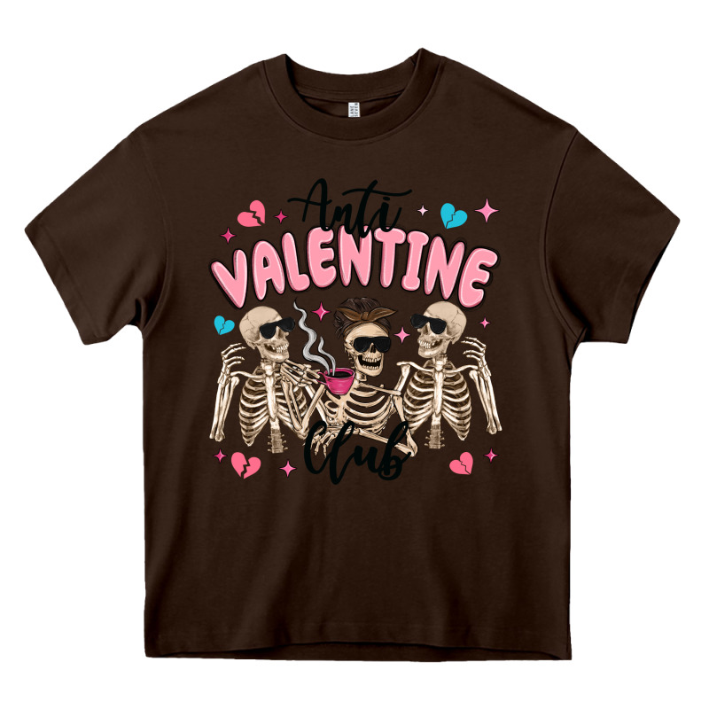 Anti Valentine Club Heavy Core Tee by MaliasSmallBusiness | Teevron