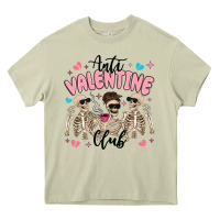 Mossy anti valentine club Heavy Core Tee - MaliasSmallBusiness