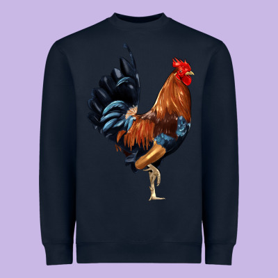 Cockerel Heavyweight Sweatshirt Designed By Jahusdesignshop