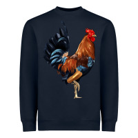 Navy cockerel Heavyweight Sweatshirt - JahusDesignShop