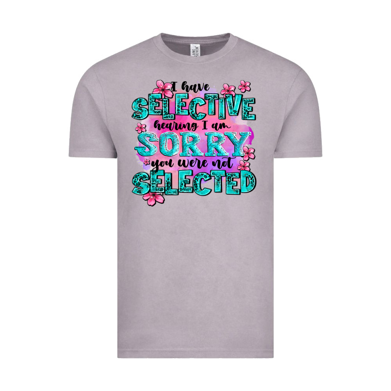 ı Have Selective Hearing ı Am Sorry You Were Not Vintage Tee by AdoDesignShop | Teevron