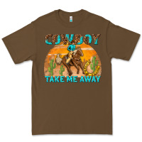 Cacao cowboy take me away Premium Tee - texasbilliewilder