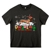 Asphalt dachshund through the snow Heavy Core Tee - MaliasSmallBusiness