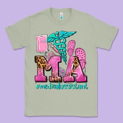 M A Medical Assistant Classic Tee Designed By Adodesignshop